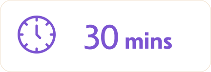 30 minutes with Q&A